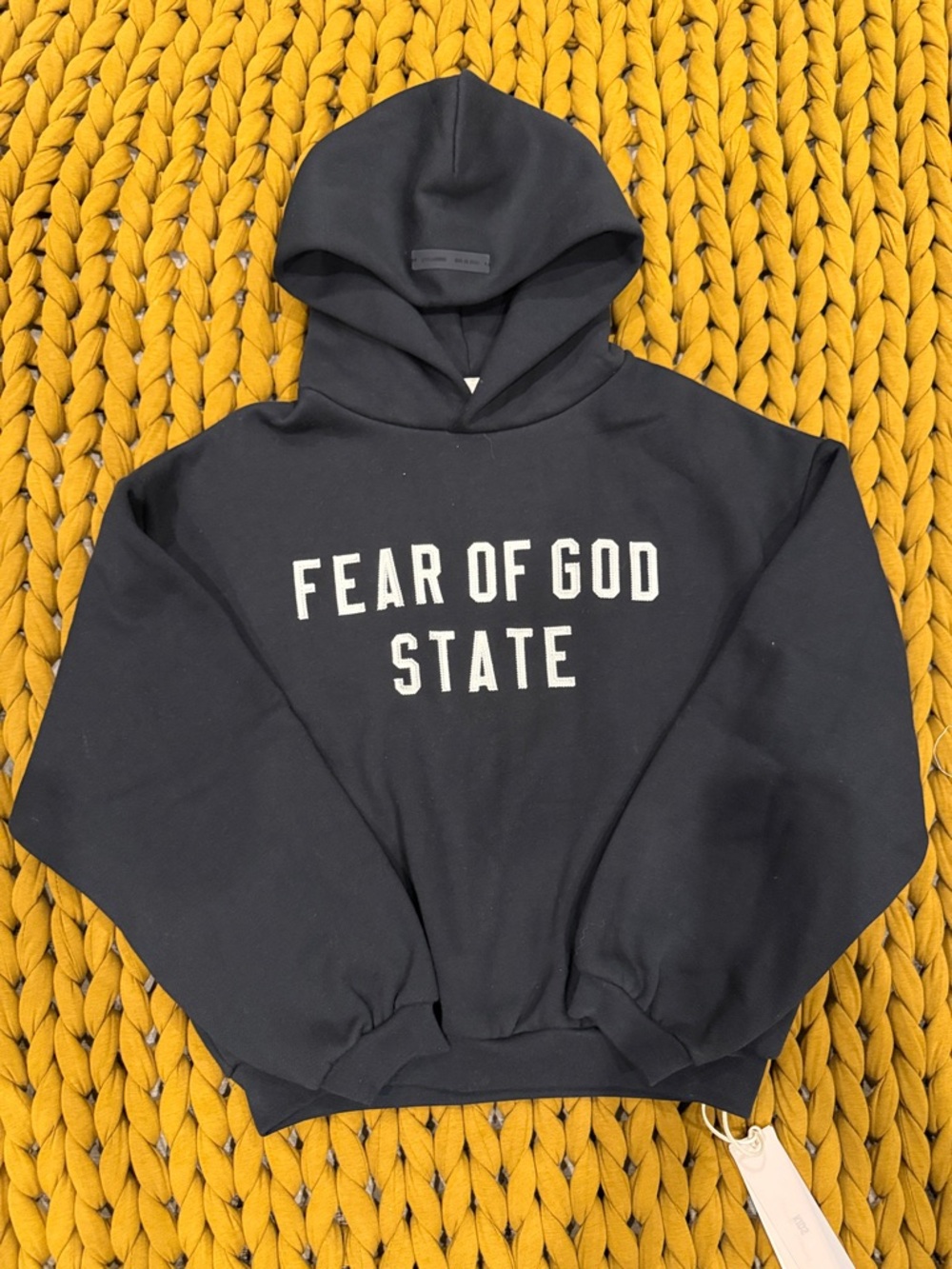 Fear of God Black Hoodie - Size 8